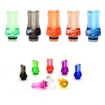 Πιπάκι Drip Tip Acrylic Flat για 510 Clearomizer