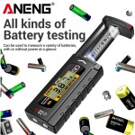 ANENG BT169 Ψηφιακός Ελεγκτής Μπαταριών ΑΑ ΑΑΑ C/D 9V