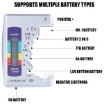 Ψηφιακός Ελεγκτής Μπαταριών BT-886 για ΑΑ, ΑΑΑ, C, D, 9V