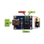 DIY Φορτιστής μπαταριών λιθίου USB Type C 5V 1Α