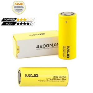 Επαναφορτιζόμενη μπαταρία MXJO IMR 26650F 4200mAh 22A