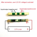 Πλακέτα Προστασίας Μπαταριών BMS 1S 3A 4.2V Li-ion 18650