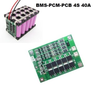 Πλακέτα Προστασίας Μπαταριών BMS 4S Standard 40A 14.8V Li-ion 18650