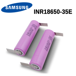 Επαναφορτιζόμενη Μπαταρία SAMSUNG INR18650 35E 3500mah με λαμάκια