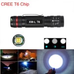 Επαναφορτιζόμενος φακός CREE XML-T6 LED 2000LM