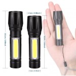 Επαναφορτιζόμενος Μίνι Φακός LED XPE-COB USB