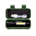 Επαναφορτιζόμενος Μίνι Φακός LED XPE-COB USB