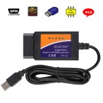 Διαγνωστικό αυτοκινήτου ELM327 OBD2 με USB Καλώδιο