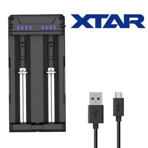 XTAR FC2 Διπλός φορτιστής μπαταριών Li-ion