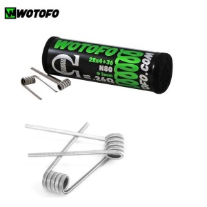 ​Έτοιμες αντιστάσεις WOTOFO Quad Core Fused Clapton 10 τεμάχια