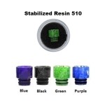 Επιστόμιο ρητίνης Drip Tip 510 Stabilized Resin AS115E