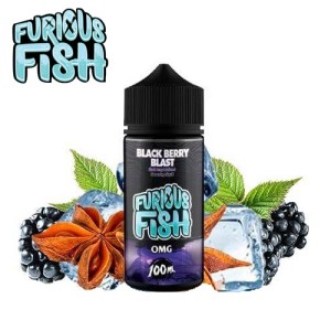 Υγρό αναπλήρωσης Furious Fish Blackberry Blast 100ml