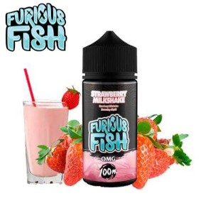 Υγρό αναπλήρωσης Furious Fish Strawberry Milkshake 100ml