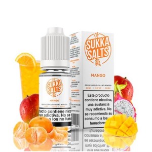 Υγρό αναπλήρωσης Sukka Salts Mango 10ml