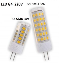 Λάμπα Καρφάκι LED G4 220V