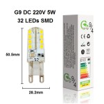 Λάμπα LED G9 Silicone 220-240V 5W-9W