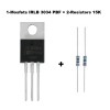 MOSFET Transistor N Channel IRLB3034PBF-15K Ohm 1/4W Resistor