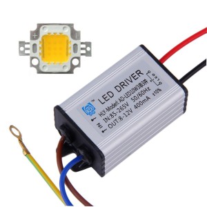 Τροφοδοτικό Προβολέα LED Driver 10W-20W με LED SMD Chip Σετ