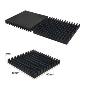 Ψύκτρα αλουμινίου Aluminum Heat Sink 40 x 40 x 8 mm