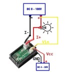 Ψηφιακό Βολτόμετρο Αμπερόμετρο DC 100V 10A