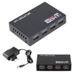 Hdmi Splitter Power 4 Εξόδους 3D 1080P με Τροφοδοτικό 5v