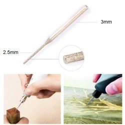 Μύτες Λείανσης Διαμαντέ 2.5mm Σετ 2τμχ