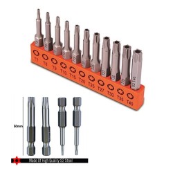 Σετ μύτες TORX με τρύπα 50mm 11 τεμαχίων