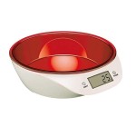 ​Round digital kitchen scales with bowl