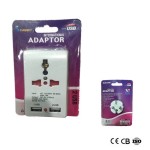 Universal Travel Adaptor Ρεύματος Ταξιδιού με Θύρες USB