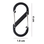 Διπλός Γάντζος Carabiner Σχήμα S Σετ 3 τεμ