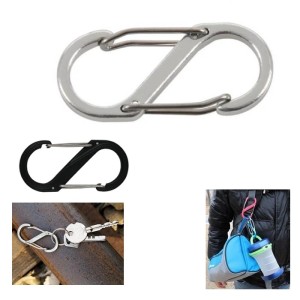 Διπλός Γάντζος Carabiner Σχήμα S Σετ 3 τεμ