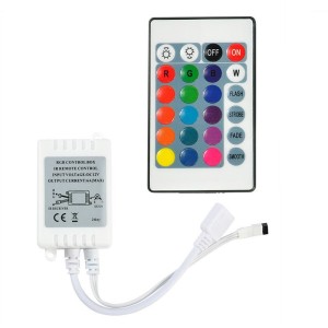 Controller με ασύρματο τηλεχειριστήριο για Ταινία LED πολύχρωμο RGB