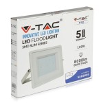 Προβολέας LED V-TAC Samsung Chip 100W Μαύρο