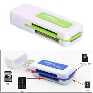 Mini USB2.0 Card Slots Smart Card Reader