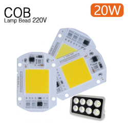 Smart IC Led Chip COB Lamp 20W AC 220 Λειτουργεί Χωρίς Τροφοδοτικό