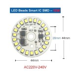 Smart IC Led Chip AC 220 15W Στρογγυλό 22 SMD