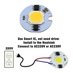 Smart IC Led Chip COB AC 220V Χωρίς Τροφοδοτικό