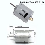 Κινητήρας Motor 360-DC 6-12V ​11600 RPM