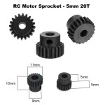 Γρανάζι Μεταλλικό RC Motor Sprocket - 5mm 20T