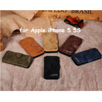 Δερμάτινη Θήκη Stand Golden Phoenix για iPhone 5 5S