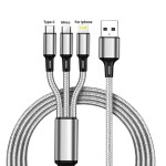Καλώδιο Φόρτισης 3 σε 1 USB to Lightning-Type-C-Μicro USB