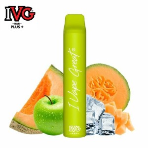 Ηλεκτρονικό Τσιγάρο Μίας Χρήσης IVG Bar Plus 800 Puffs Apple Melon