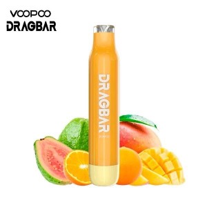 Ηλεκτρονικό Τσιγάρο Μίας Χρήσης VooPoo Dragbar Orange Mango Guava 600 Puffs