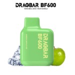 Ηλεκτρονικό Τσιγάρο Μίας Χρήσης Zovoo Dragbar BF600 Green Apple Ice