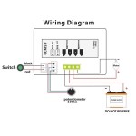 Ψηφιακός Ρυθμιστής Στροφών Μοτέρ Controller PWM DC 6-30V 8A