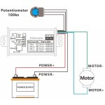 Ρυθμιστής Στροφών Μοτέρ Controller PWM DC 9-60V 20A