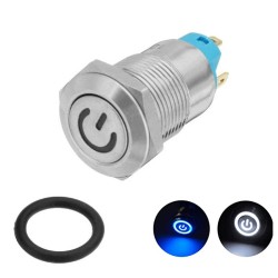 12mm DC 12V LED Power Button Switch ON-OF