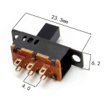 Mini Διακόπτης Slide Switch SS23D32G7 ON-OFF 6 επαφές