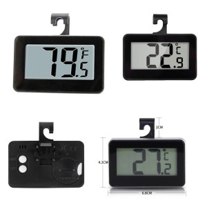 Mini LCD Ψηφιακό Θερμόμετρο Εσωτερικού Χώρου με Γάντζο και Μαγνήτη