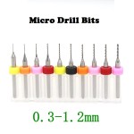 Mini τρυπάνια χειρός Twist Micro HSS Drill Bit Σετ 10τεμ